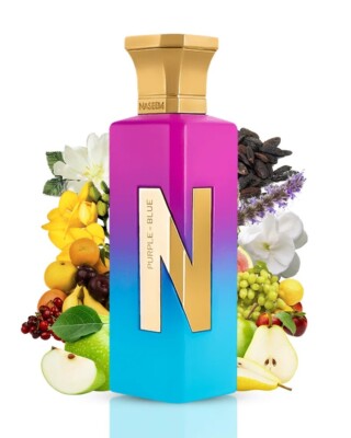 Naseem Purple-Blue Alcohol Free Perfume Eau De Parfum for Men & Women - 75 ML