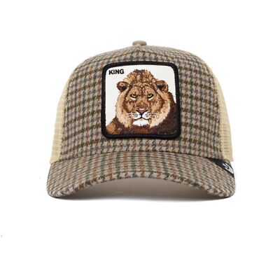 Goorin Bros. Lodge King Trucker Mesh Cap Löwe Kappe The Farm Lion Basecap Check