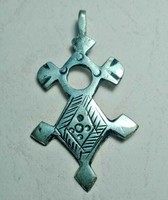 SUPERB VIKING ERA SILVER AXE LARGE PENDANT AMULET 900 AD 