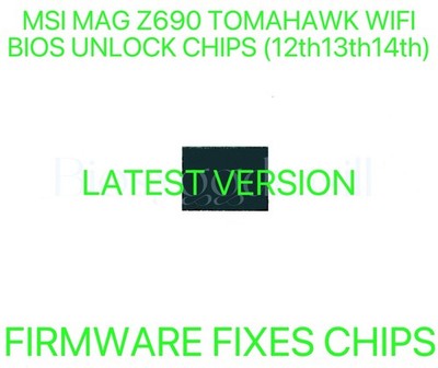 MSI MAG Z690 TOMAHAWK WIFI, NO PASSWORD FIRMWARE BIOS CHIP LATEST VERSION