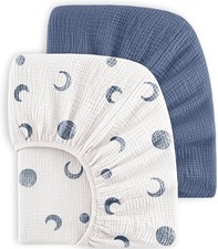 Muslin Crib Sheets 100 Cotton Baby Crib Sheets Soft Breathable Nursery Sheet