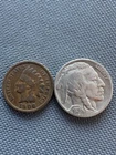 Indian Head Cent + Buffalo Nickel Lot | Exact Coins Shown | Vintage #287