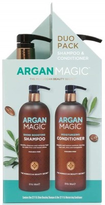 Argan Magic Shine Boosting Shampoo Moisturizing Conditioner Duo - Gently