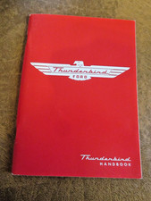 Ford Thunderbird 1955 Vintage Catalog T-bird Owners Handbook