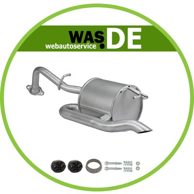 Endschalldampfer für TOYOTA YARIS 1.5 Hybrid 101PS, P13 ab. Bj. 2012-, Auspuff