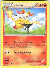 Braixen 12/124 Fates Collide Pokemon MP