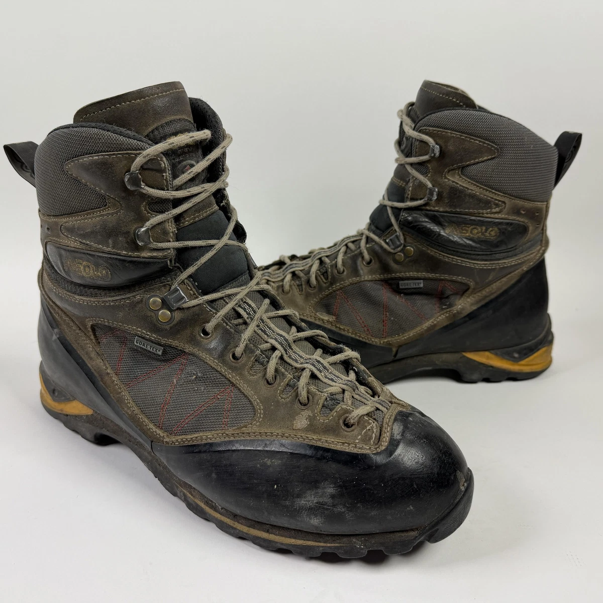NWOT Asolo Men’s Hiking Boots 10.5 Dark Brown Leather Gore-Tex Amazon.com | ASOLO Men main image 2
