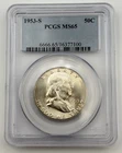 1953-S Franklin Half Dollar 50C PCGS MS65 Silver Gem US Coin San Francisco Mint