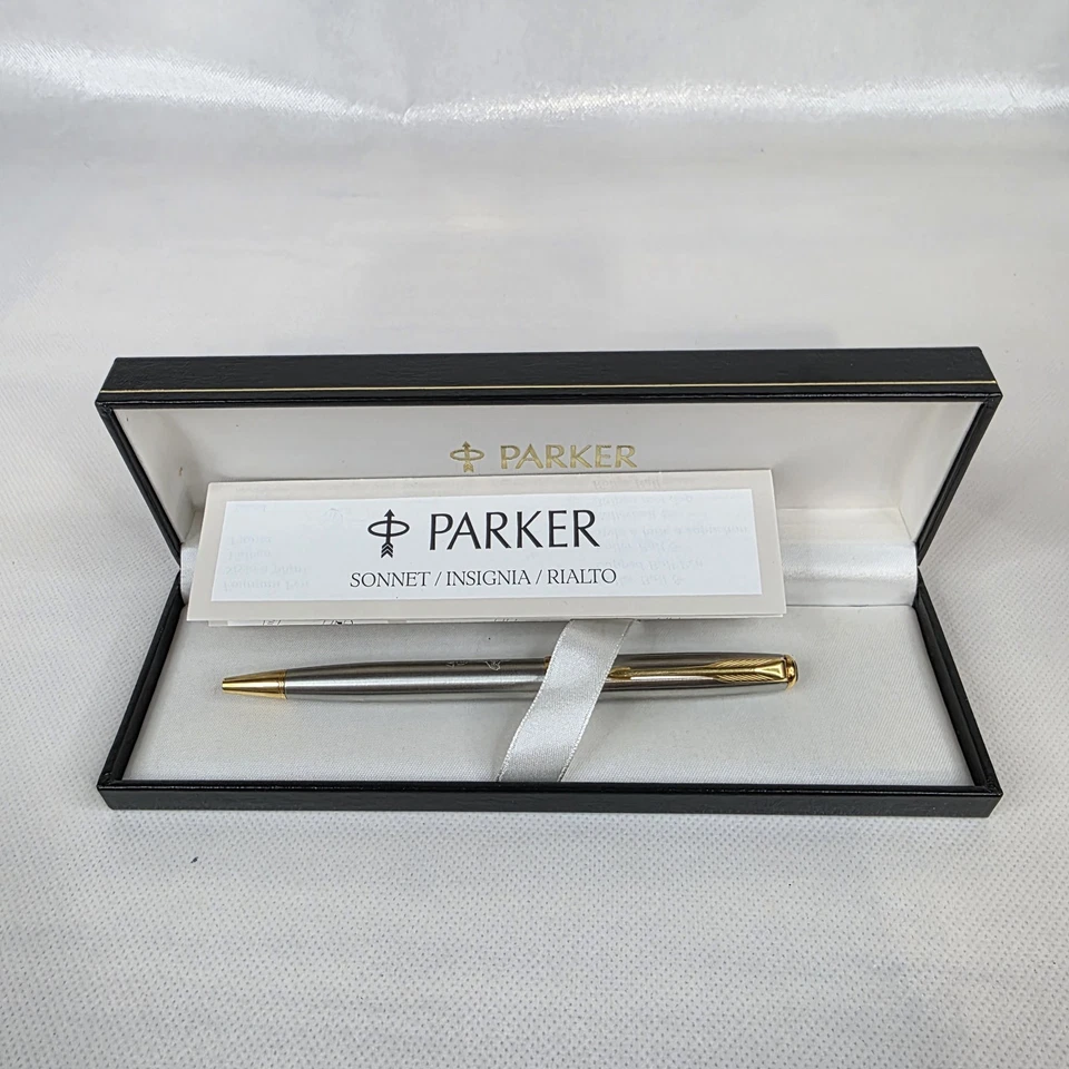Vintage Parker Sonnet Ballpoint Pen w/ Paperwork & Box - 1997 Ryder Cup European - Image 2 of 4