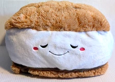 Squishables S' Mores Cookie Sandwich Pillow Plush Jumbo 15" - Retired