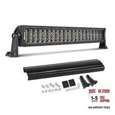 20 Inch LED Light Bar, Quad Row 320W LED Driving Light Spot Flood 20 inch