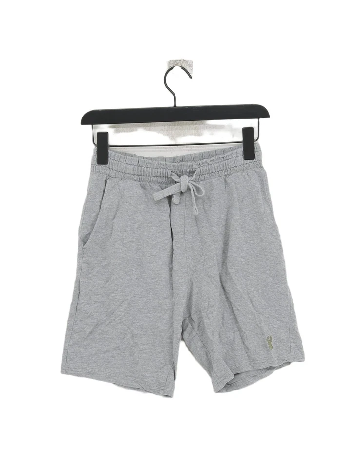 Next Men's Shorts XS Grey Cotton with Viscose Sweat