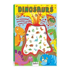 Dinosaurs CSA - Puffy Sticker Windows Book The Fast Free Shipping