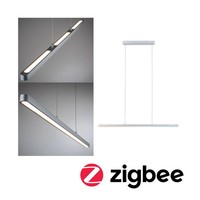LED Pendelleuchte Smart Home Zigbee 3.0 Lento Tunable White 2100Lm 41,5W Chrom M
