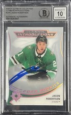 Jason Robertson Signed 2020-21 UD Ultimate Collection Introductions BAS Auto 10