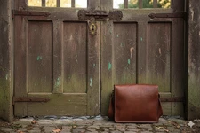 prestige Leather Vintage Men Laptop Messenger Brown S Genuine Briefcase Shoulder