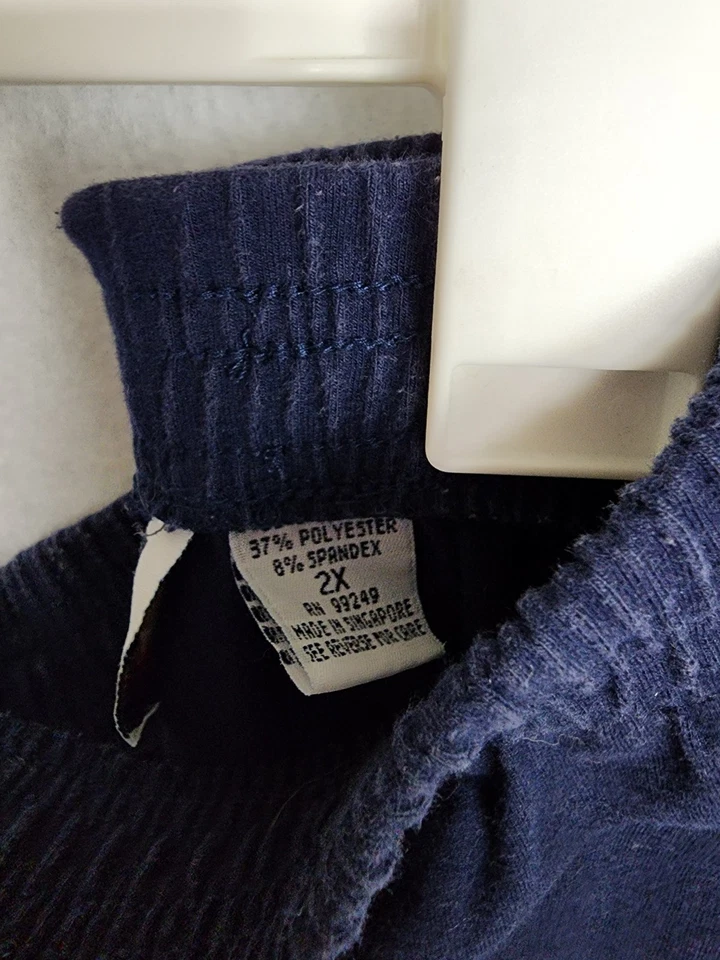 Pantalones deportivos unisex azul marino 2X correr correr yoga Foto 4 de 4