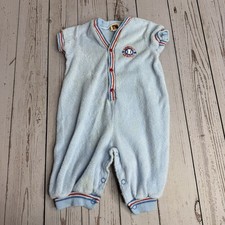 Vintage 60s Carter's Infant Boy Baseball Outfit Sprout League 9 mos USA Made