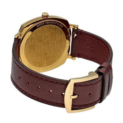Unused GUCCI Grip YA157405 Gold Stainless Quartz Women Watch  display picture 3