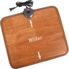 Wider 110V Adjustable Temperature Electric Space Heaters Heating Pad Under Desk