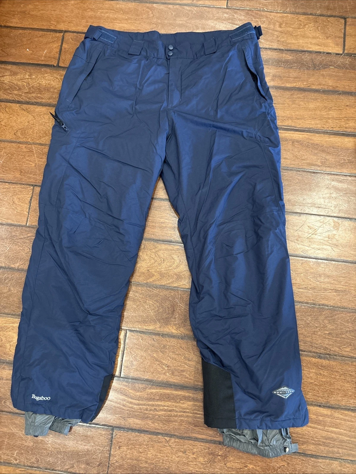 Columbia Bugaboo Pants Mens XL Blue Omni Tech Snow Ski Insulated winter