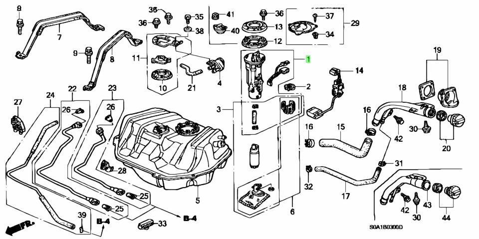 Honda S2000 AP1 AP2 Fuel Pump Filter Strainer Set | 16010S84A01