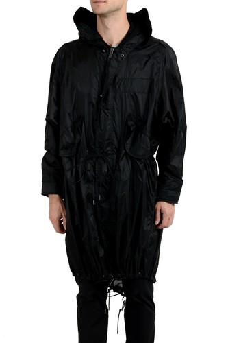 Burberry Men's Black Full Zip Hooded 