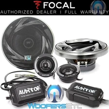 FOCAL AUDITOR RIP-130S CAR 5.25" COMPONENT SPEAKERS CROSSOVERS MIDS TWEETERS NEW