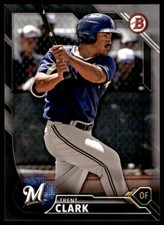 2016 Bowman Draft #BD-149 Trent Clark Silver 117/499 Milwaukee Brewers