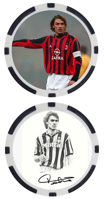 PAOLO MALDINI - FÚTBOL LEGEND - SOCCER LEGEND - POKER CHIP