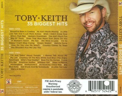 TOBY KEITH - 35 GRÖSSTE HITS NEUE CD