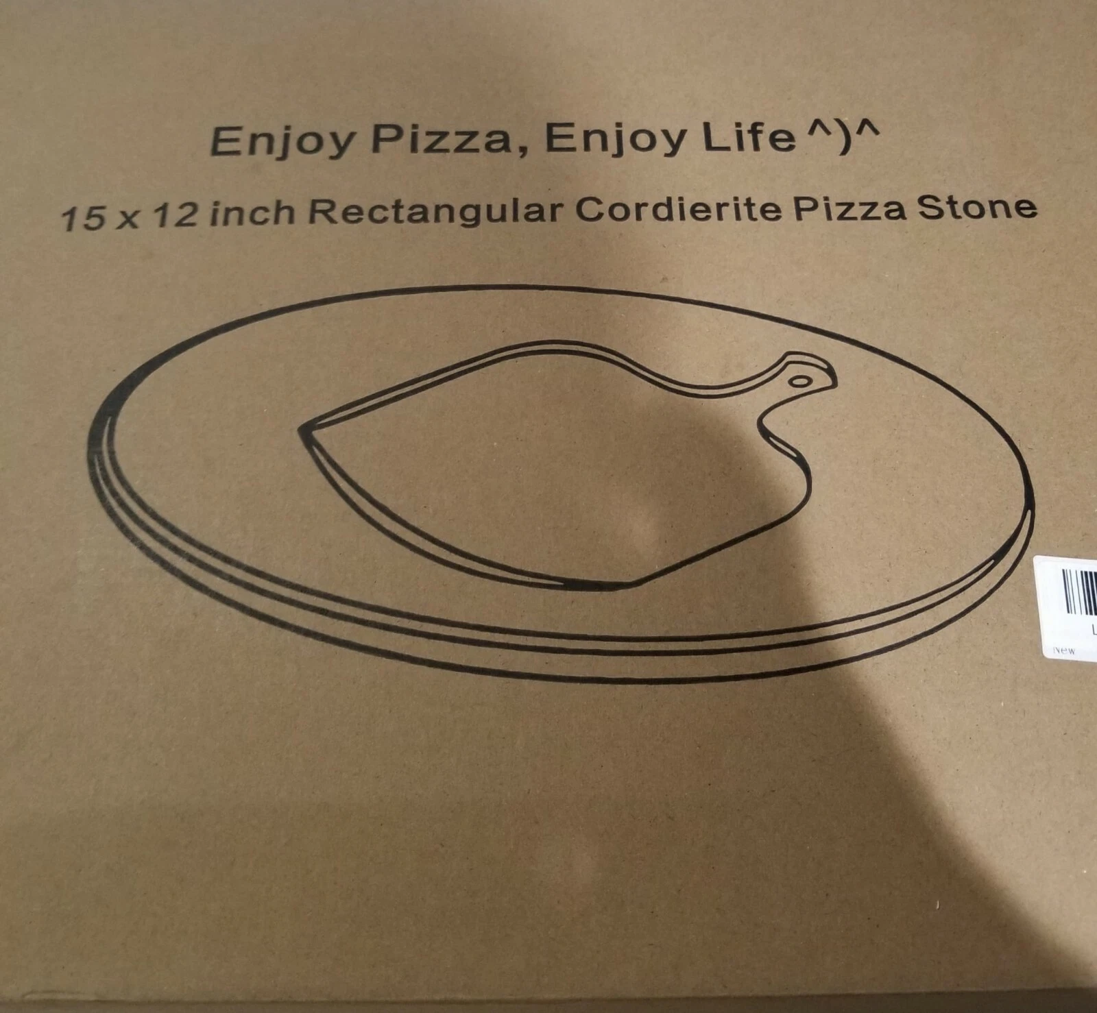 15 x 12 Rectangular Cordierite Pizza Stone
