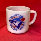 Vintage Toronto Blue Jays Milk Glass Federal Mug