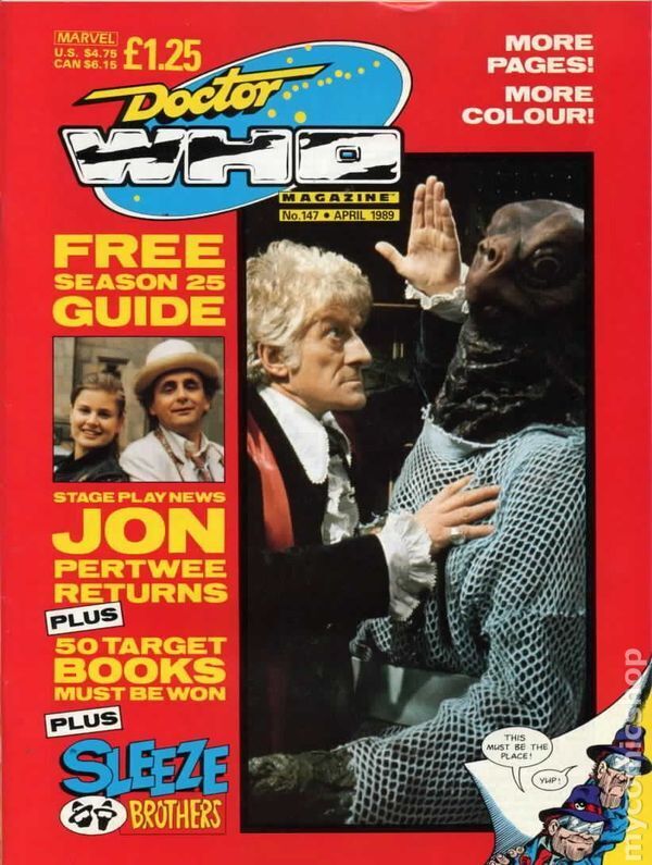 Doctor Who Magazine #147 VG 1989 Stock Image Low Grade