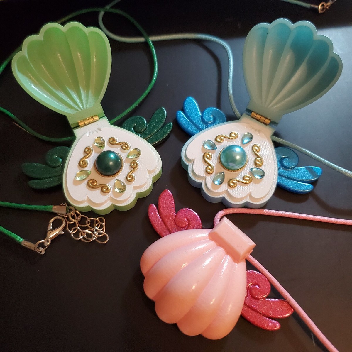 Pichi Pichi Pitch Necklace DIY Openable Shell Pendant Mermaid