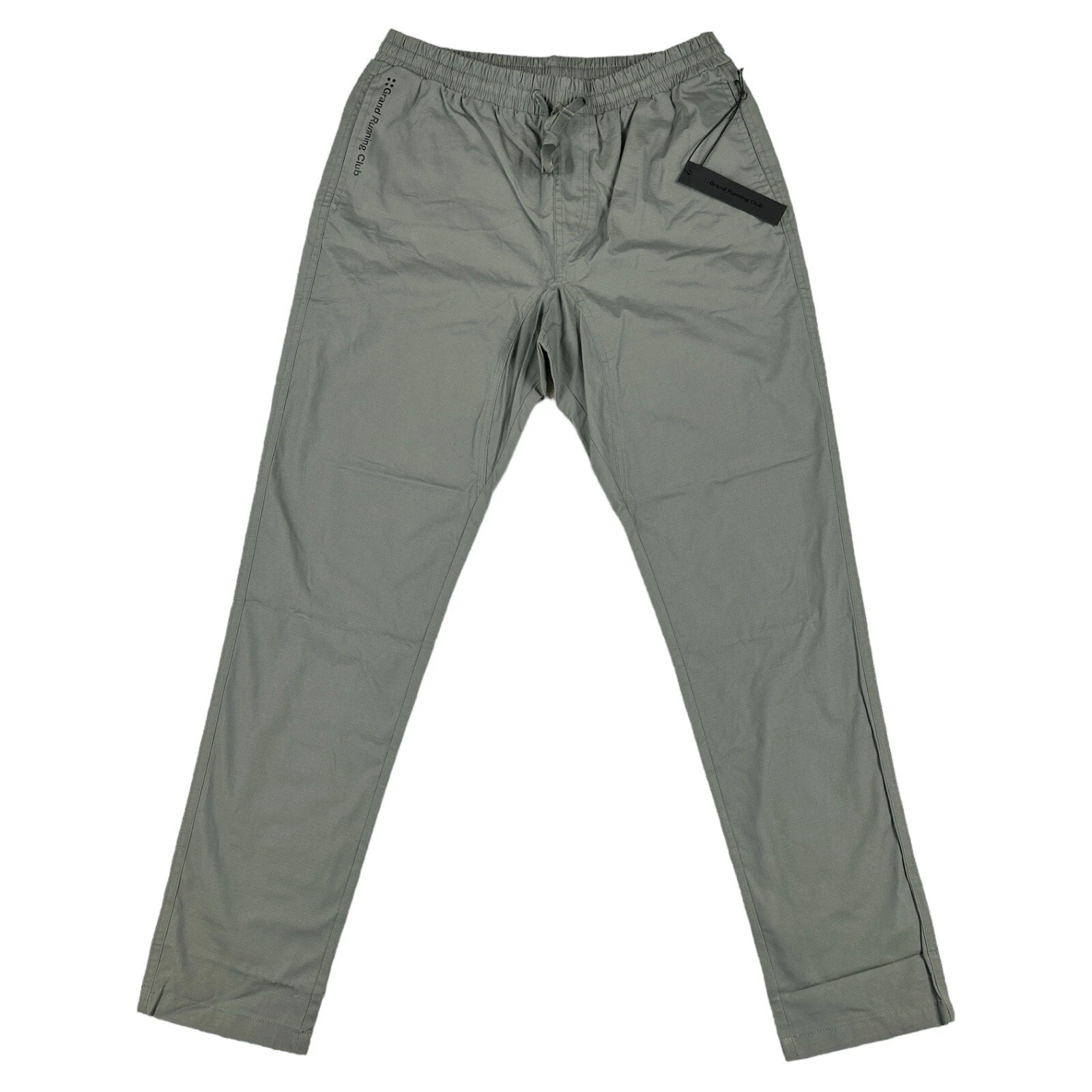 Grand Running Club Flight Pants Performance Ripstop Mens Small Sage Green New