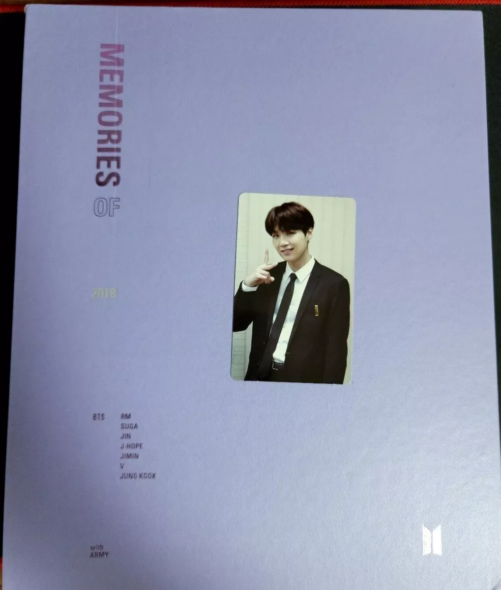 BTS MEMORIES OF 2018 DVD Full Package RM J-HOPE JIN SUGA JIMIN JUNGKOOK V  kpop