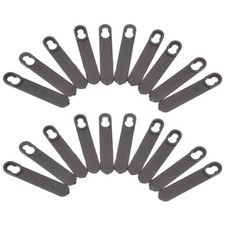 20 Clip on Plastic Blades for BLACK & DECKER GR120 GR120C GX295 GX295C Lawnmower