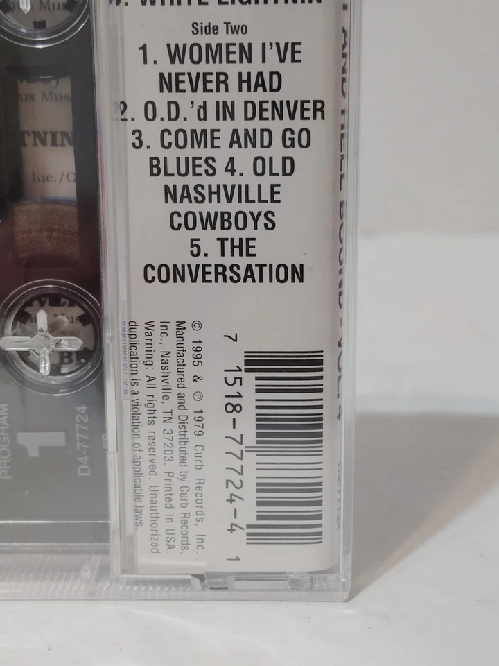 NEW! Hank Williams Jr Whiskey Bent and Hell Bound Vol. 4 Cassette Tape D4-77724 - Image 3 of 4