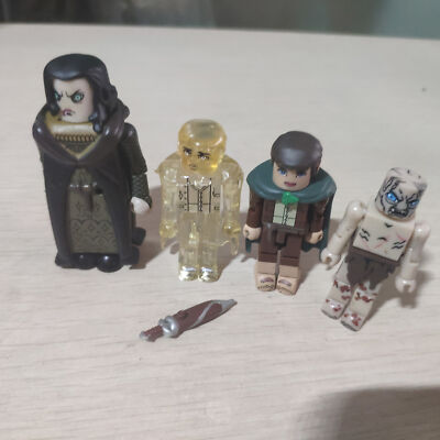4pcs Lord of the Rings Minimate Clear Frodo Gollum Grima Wormtongue Mini Figure