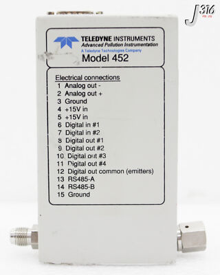 M119 TELEDYNE PROCESS OZONE SENSOR MODEL 452, P/N: 033590300, 0190