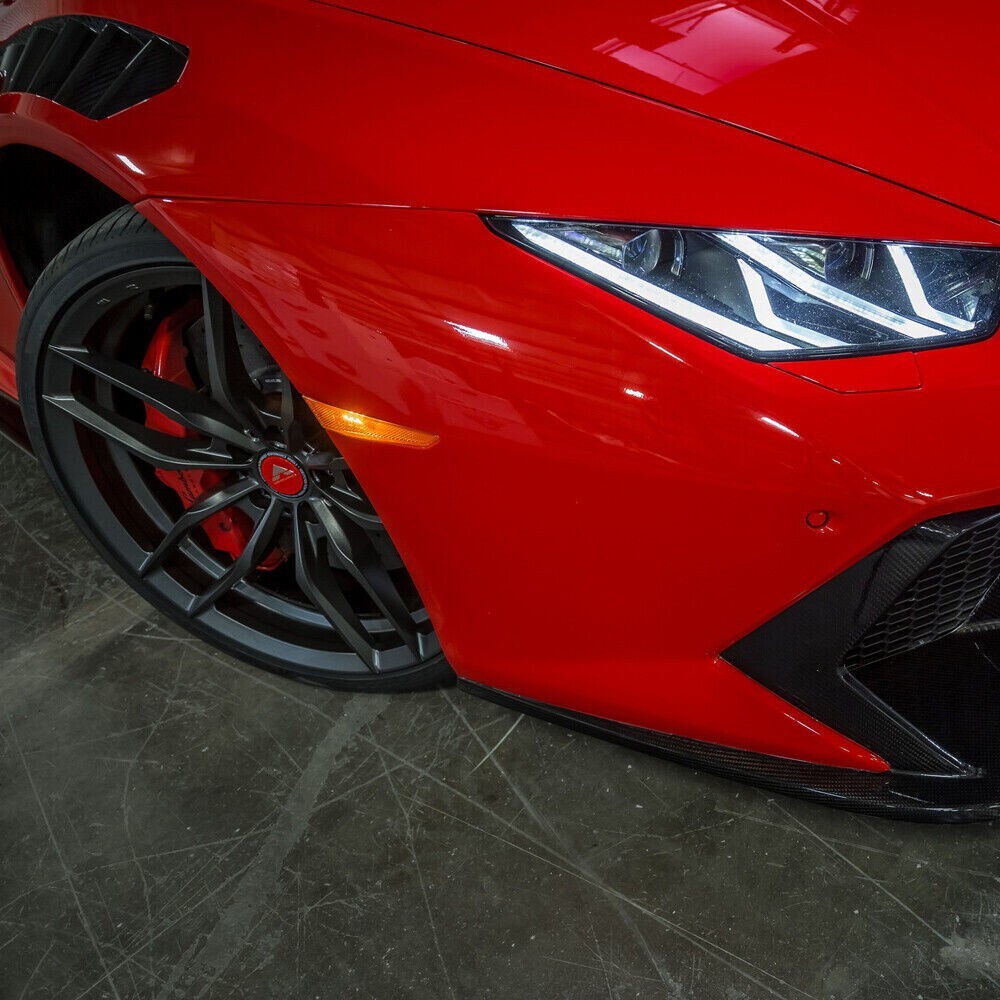 20/21'' Vorsteiner V-FF 105 Carbon Graphite Staggered Concave Wheels Lamborghini