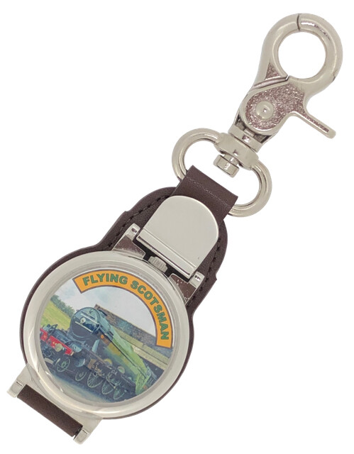 Flying Scotsman Train Journeyman Clip On Belt Quartz Fob Watch by WESTIME