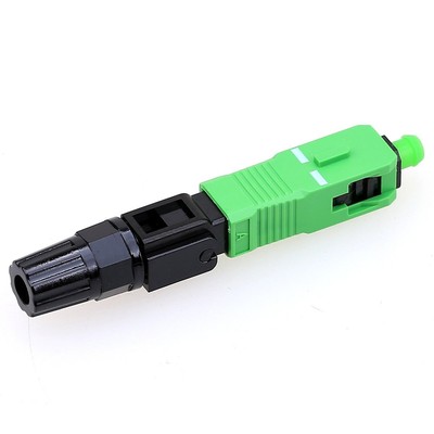 10 pcs ftth sc apc optical fiber cable quick connector fast cold connection a