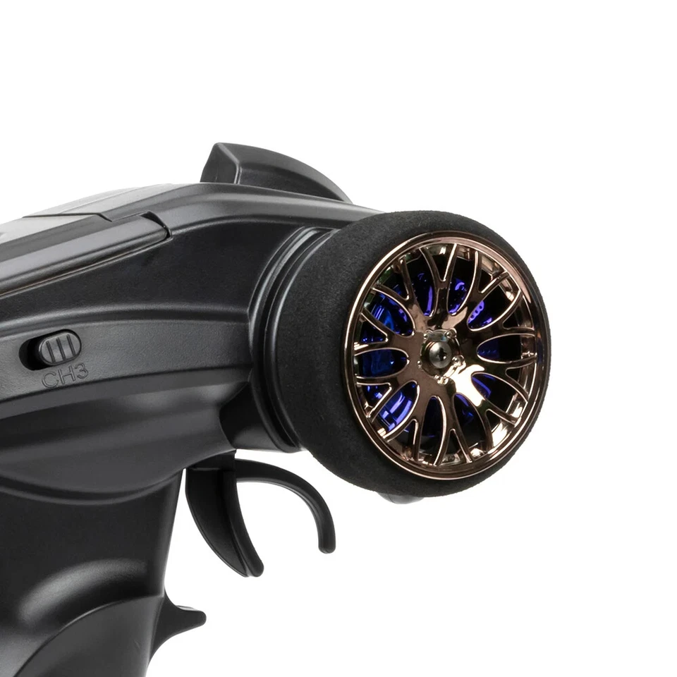 2.4G 3CH Radio Remote Control Transmitter with Receiver Kit for 1/10 RC Car Boat - Image 3 of 4