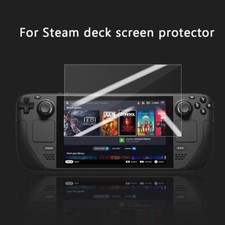 10PCS For Steam Deck Game Console Tempered Glass Cover 9H Clear Screen Protector