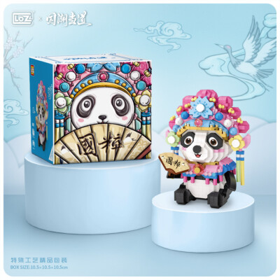 LOZ Chinese Opera Panda(9265) Diamond Block Building Blocks Toy
