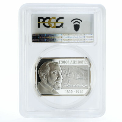 Armenia 100 dram Artist Teodor Axentowicz PR70 PCGS silver proof