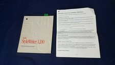 Vintage Apple Macintosh StyleWriter 1200 User's Guide 1995 VG Unmarked w Extras