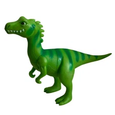 Ankyo Toy Dinosaur T-Rex Green Tyrannosaurs Rex Figure Smiling Kids Hard Plastic